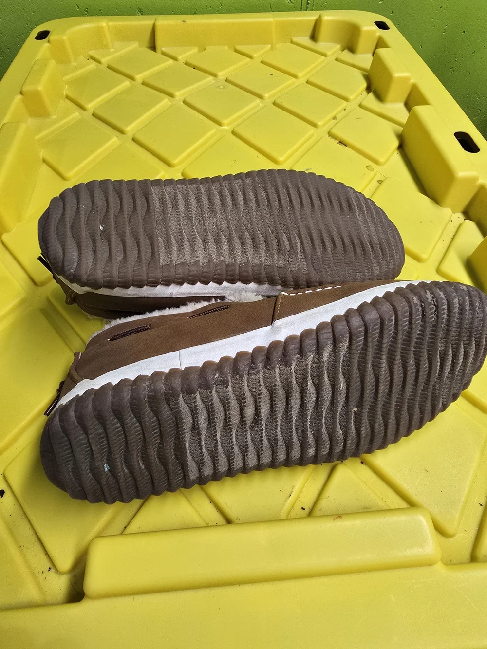 Sperry Brown Plush-Lined Slip-On Moccasin